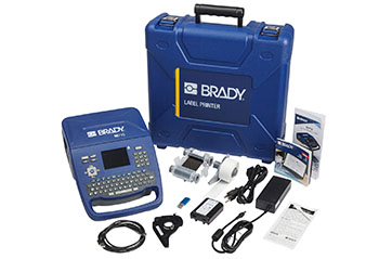 An M710 portable label printer used for making Lean/5S labels.