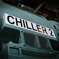 A machine is labeled 'Chiller 2.'